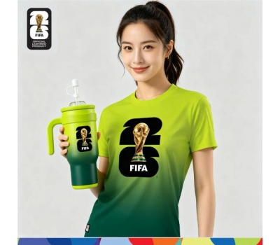 FIFA World Cup 2026™ Green Gradient Jersey + 900ml Green Tumbler ( MY ONLY )
